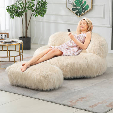 Large bean bag 2024 sofa latitude run fabric